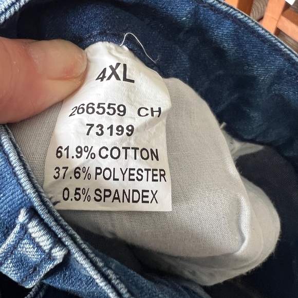 Flamingals Denim Barrel Distressed Jeans - Picture 8 of 9